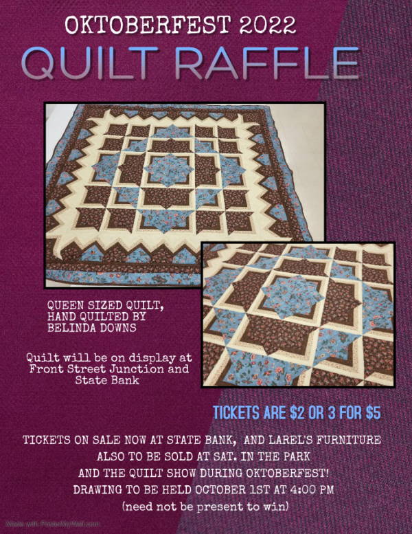 Yerington Rotary - Hand Made Quilt Raffle